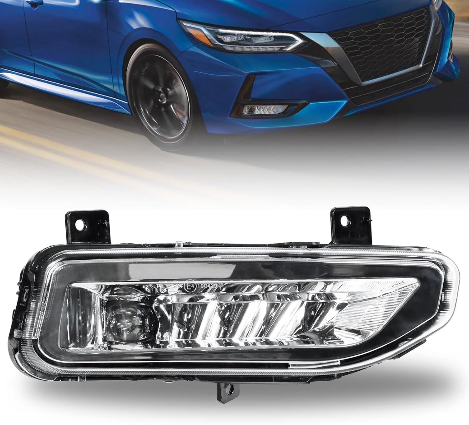 Fog Lights Compatible with SENTRA 2020-2022, FRONTIER 2022 Fog Lights Assembly Front Bumper Fog Light Lamp Right Passenger Side