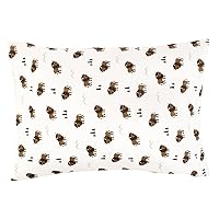 Vista 15 de Hudson Baby Funda de almohada unisex de algodón para bebé, Animal Adventure, talla única