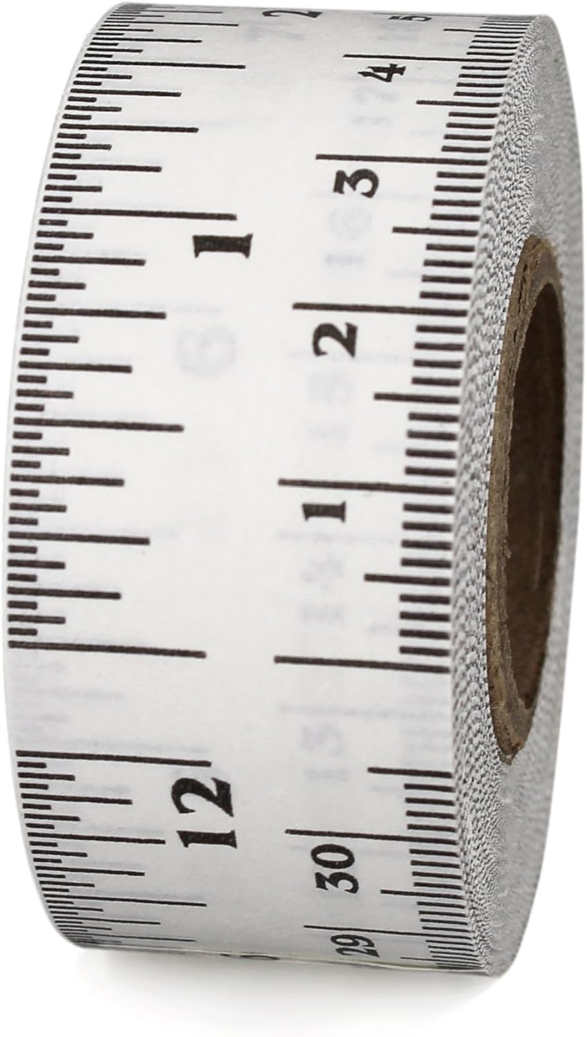 ChromaLabel 12 Inch Adhesive Measuring Tape, Flat Tape