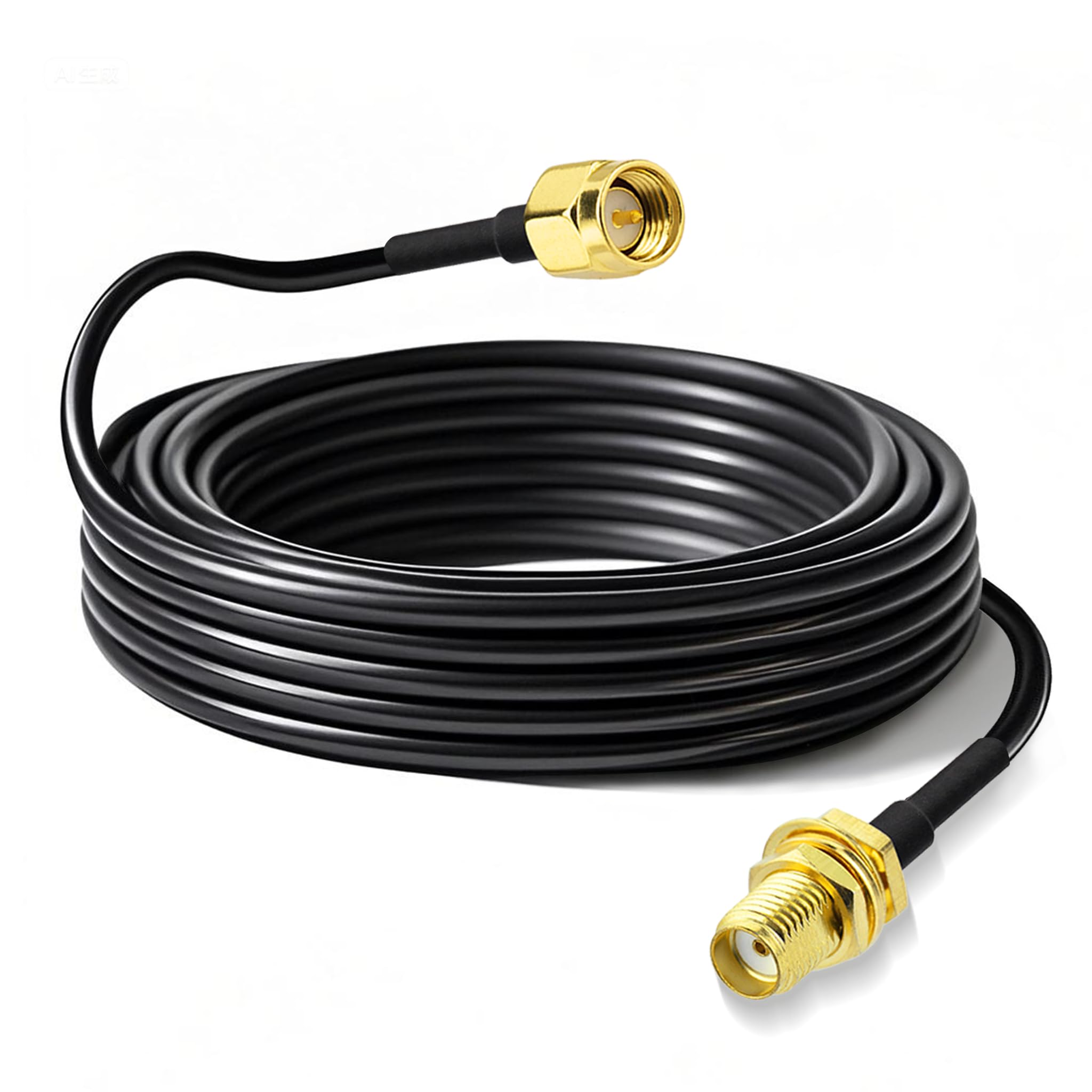 Bingfu SMA Female Bulkhead Mount To SMA Male RG316 Antenna Extension Coaxial Cable 12 Inch 30cm 2 Pack For 4g Lte Cellular Router Gateway Modem Ham Radio Sdr Usb Dongle Receiver