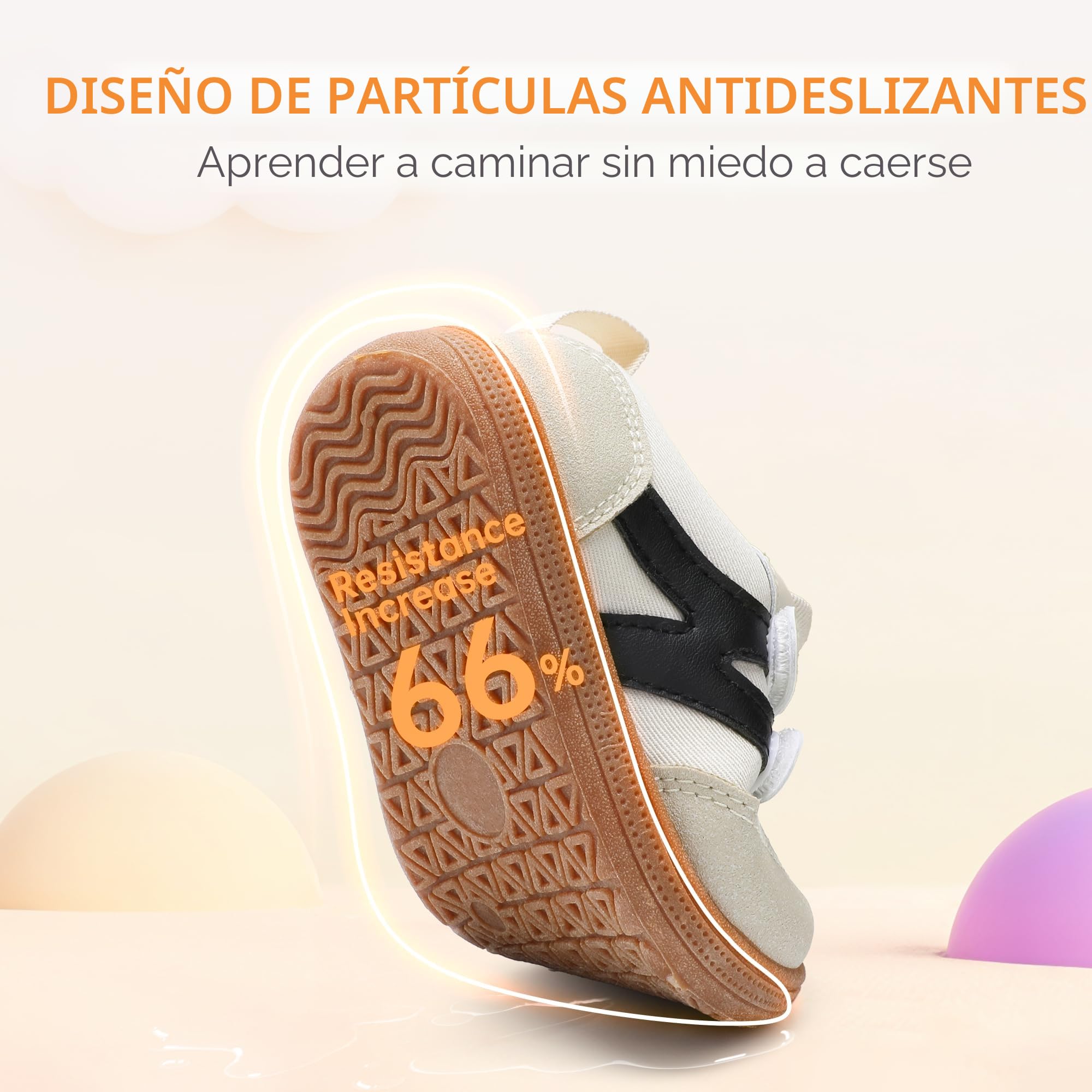 STQ KIDS Zapatillas Barefoot Niños Ancho Calzado Respetuoso Bebe Niña Flexibles Primeros Pasos Antideslizantes Deportivas 21-29 EU