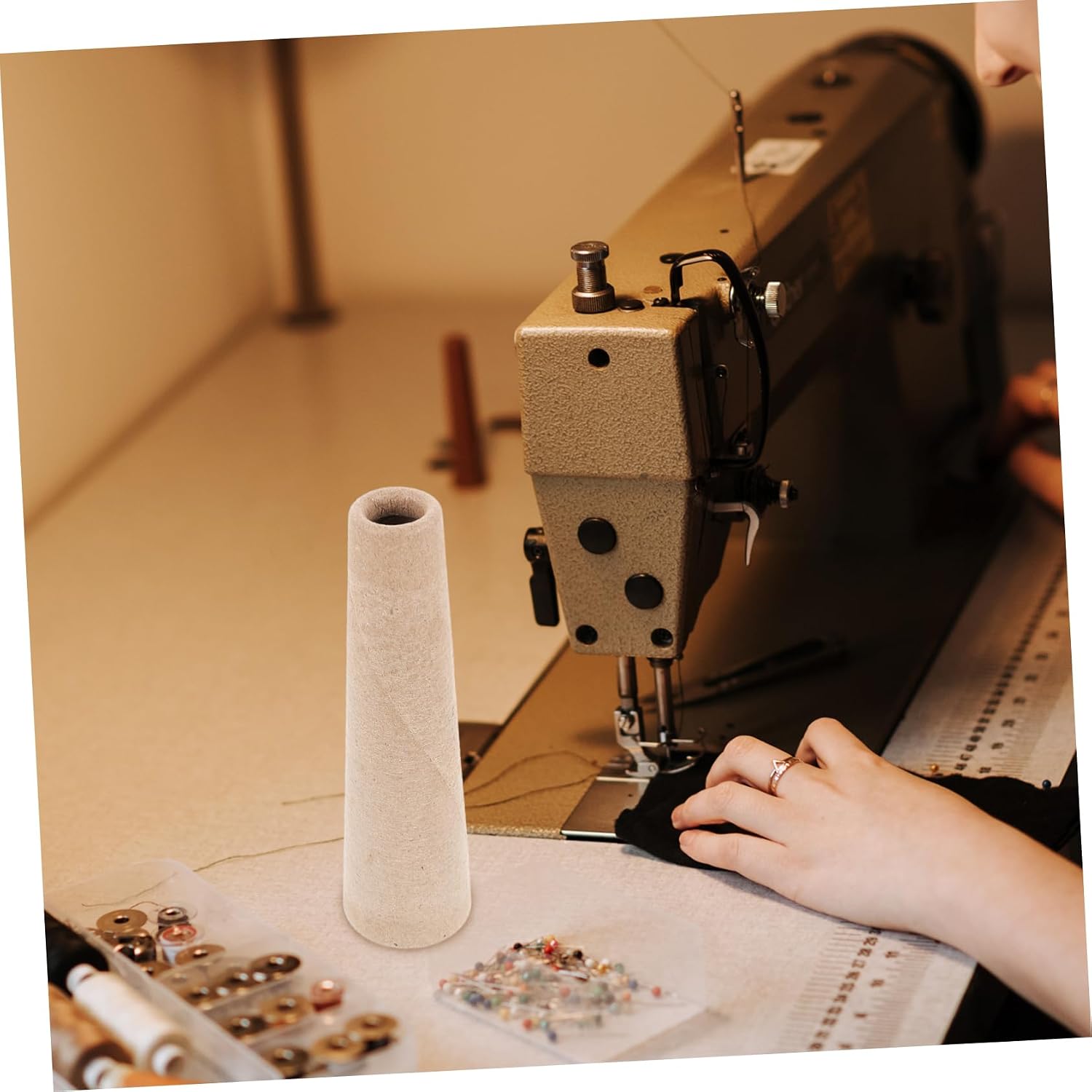 IWOWHERO Efficient Textile Winding 5pcs Cardboard Yarn Winding Tubes Sewing Accessories Home Wool Winder for String Ball