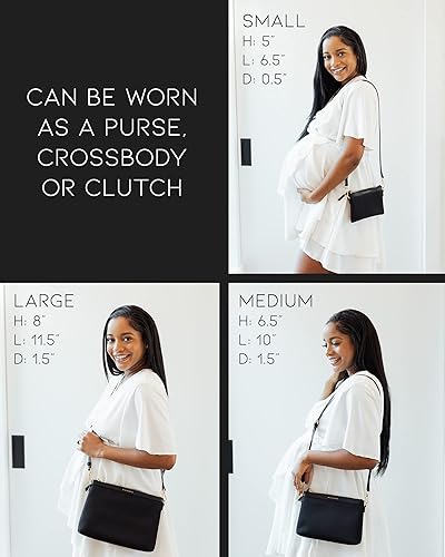 Miniatura 3 de Juego de 5 bolsas organizadoras para pañales - Embrague de pañales para bebé, bolsa cruzada, bolsas organizadoras de bolsas de pañales de viaje,