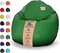 Vista 24 de Bean Products Funda de vinilo para puf de barco marino, estilo retro, resistente a la intemperie, para adultos, funda lavable sin relleno, cómoda