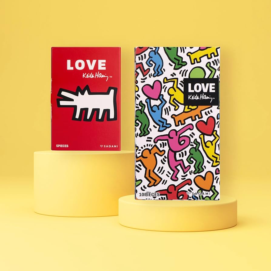 【値下げました】【激レアです】【新品です】キースヘリング　コンドームケース 楽天市場】◇(避妊用コンドーム)相模ゴム工業 キース・へリング