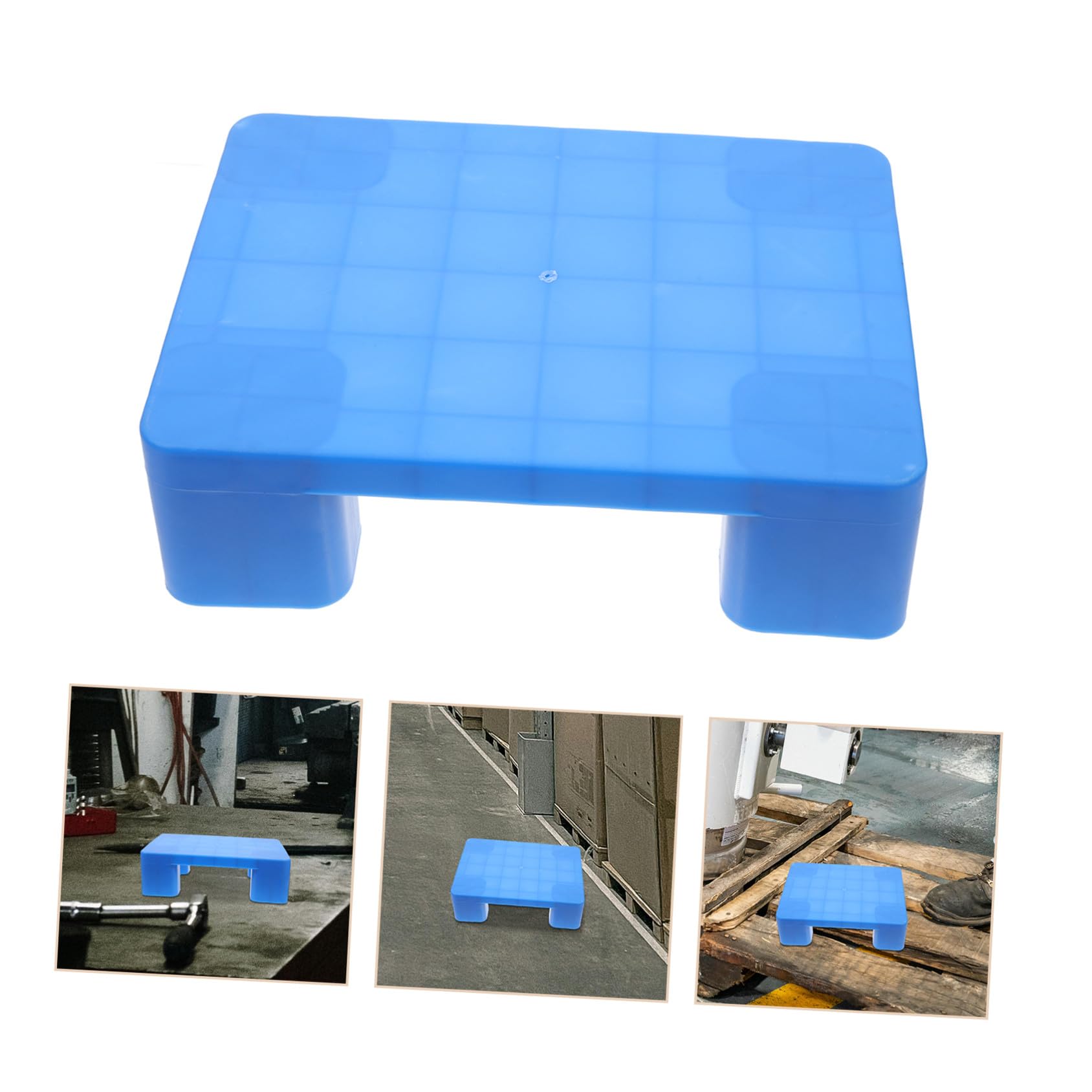 Pallet in Plastica Blu Abs, Griglia Versatile per Deposito | Piattaforma a Griglia, Uso Industriale e Garage, Installazione Semplice, Struttura Robusta e Portata Elevata