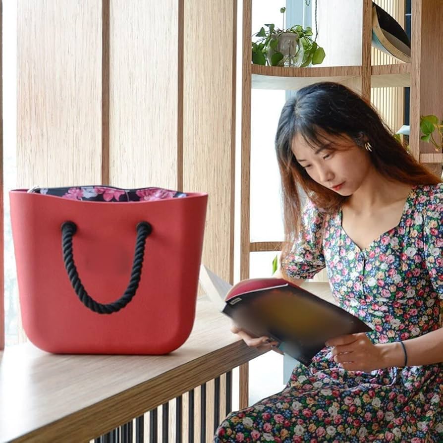 Amazon.co.jp: バッグ ロープハンド ルラバー インサート付き