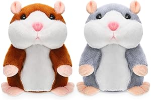 Talking Hamster Toy Repeats What You Say Plush Hamster Toy