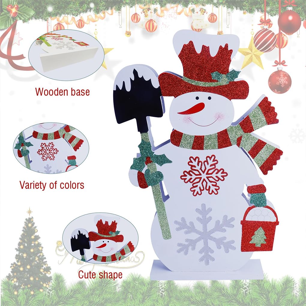 Decoración navideña, estatuilla de muñeco de Nieve, Decoraciones para Madera, decoración Letrero navideño, tamaño muñeco Nieve