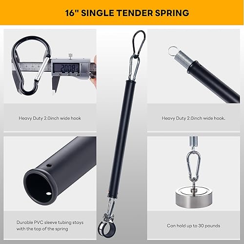 Miniatura 3 de Pogo Stick giratorio de 40 pulgadas con resorte tierno de 16 pulgadas, Pogo Stick para semircamión, Pogo Stick para línea de freno de aire y soporte