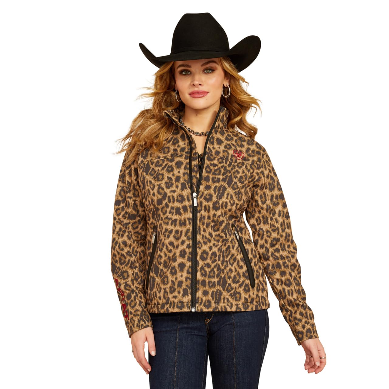 Ariat Women's New Team Softshell Jacket – Wind and Water Resistant Jacket