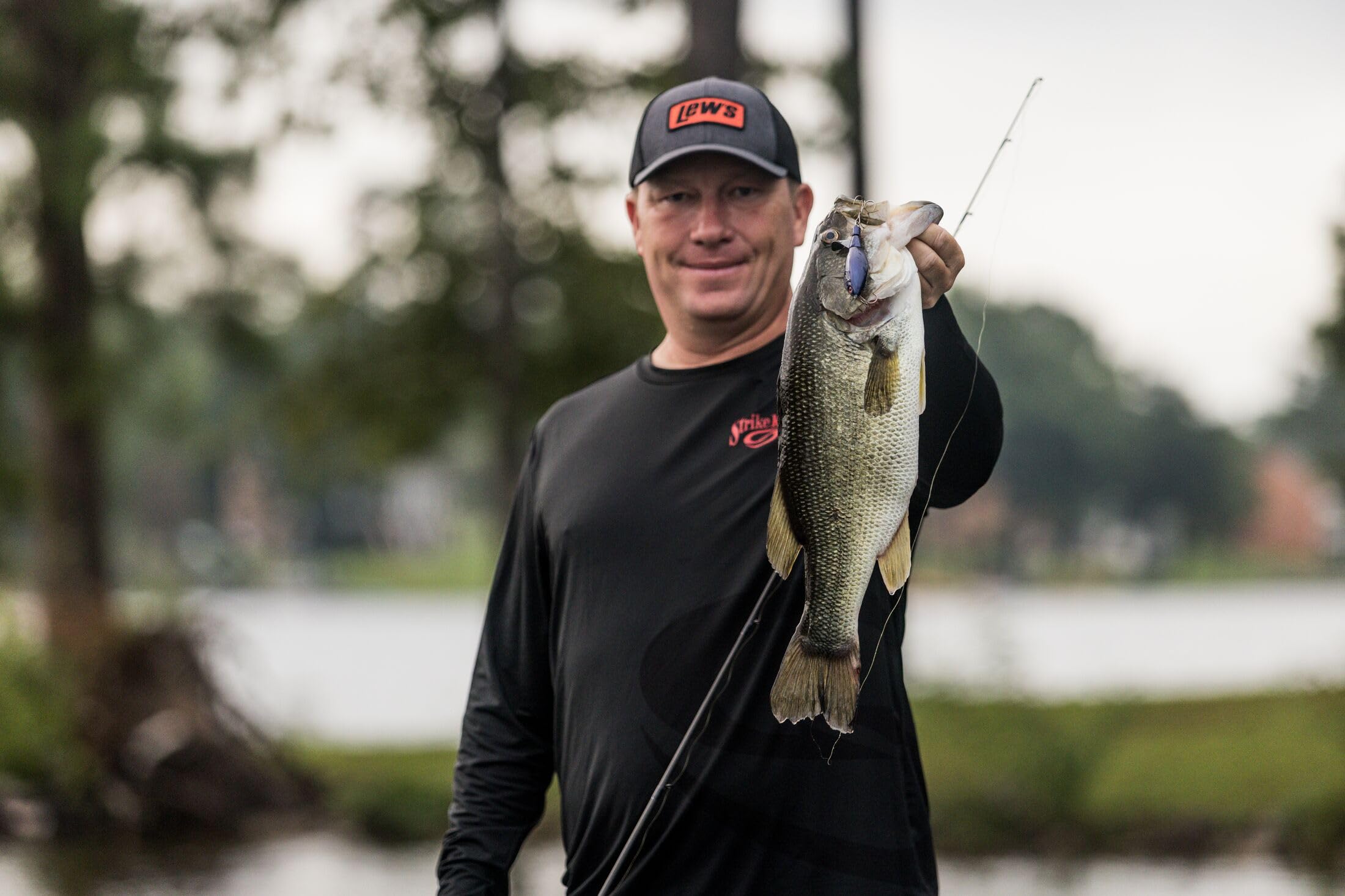 Strike King Clickin' Chickin Angelköder, Topwater Plopper, Carolina Chrom, 7,6 cm, 1,9 g, HCCKN3-475