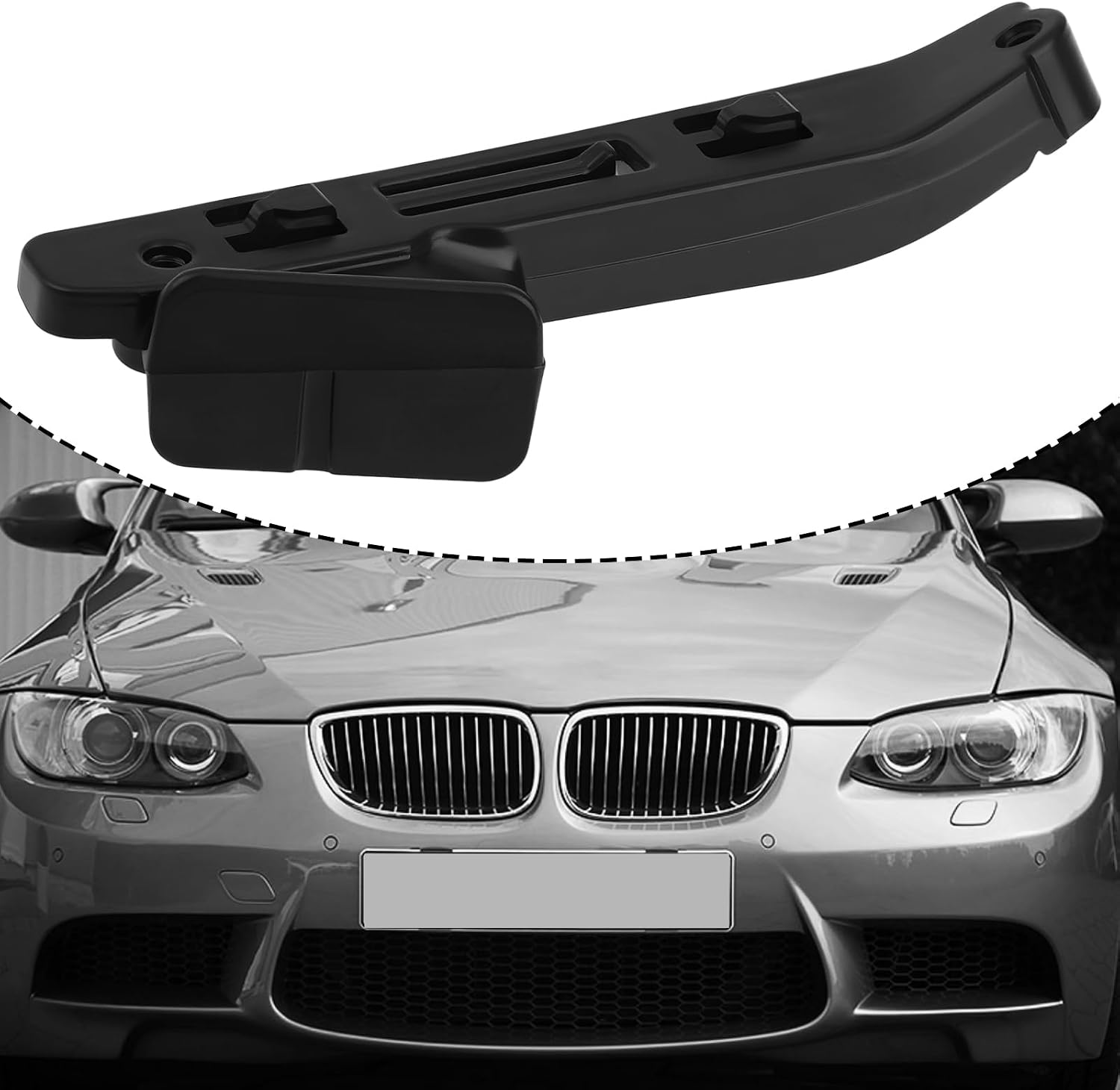 Car Front Bumper Bracket Support 51117156555 Compatible with BMW 3 Series E92 E93 2005-2013 Left