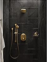 Vista 2 de Moen UTS2411NL Flara M-CORE 3-Series 2-Handle Shower Trim with Integrated Transfer Valve, Valve Required, Polished Nickel Níquel pulido