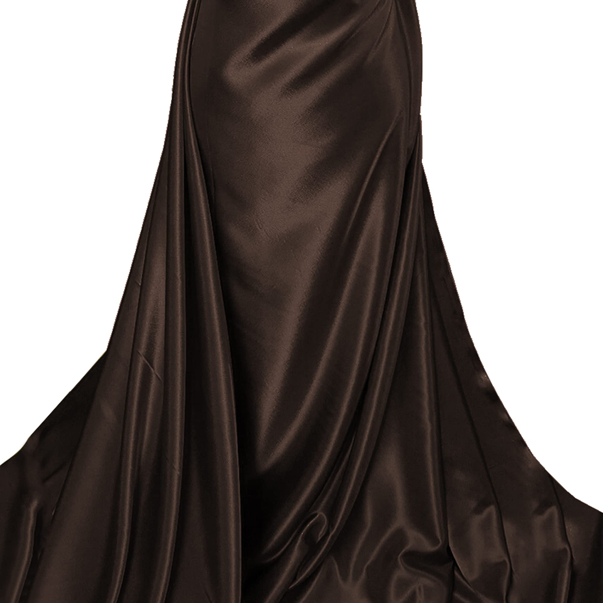 Chocolate Brown Taffeta Fabric for Sewing, Draping, Lining, Dressmaking, Home Furnishing and Crafts | 58”- 147 cm Wide | Same Day Dispatch | Sold by The Metre