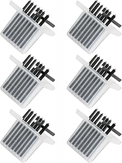 Hearing Aid Ear Wax Guard Hearing Aid Filters Cleaning Tool Accessories for Phonak/Widex/Unitron/Resound Hearing aid Accessories (Black 6 Pack)
