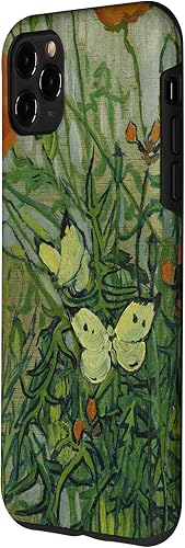 Miniatura 2 de Vincent van Gogh - Carcasa para iPhone 11, diseño de mariposas y amapolas