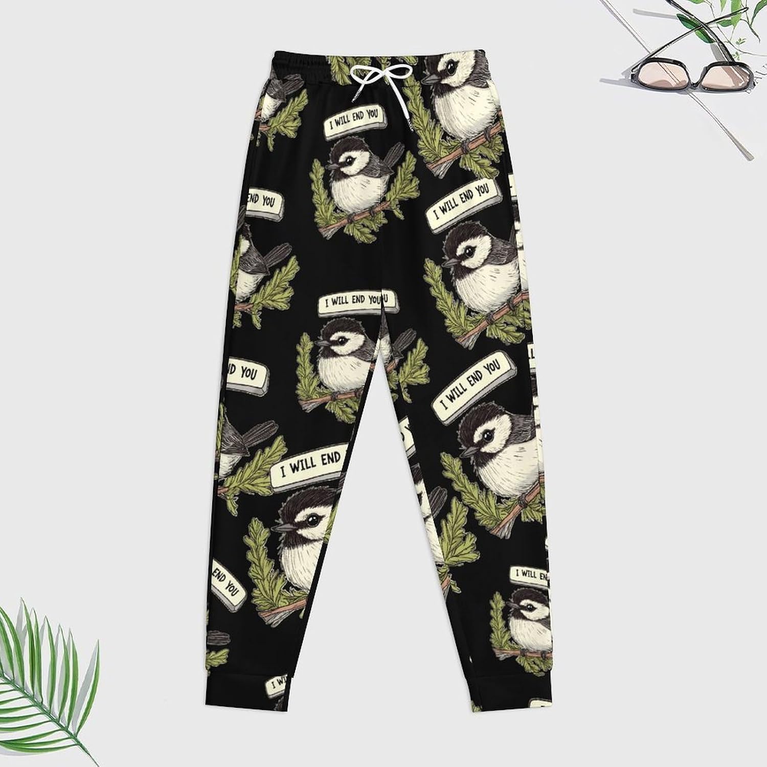 Chickadee Will End You Mens Hoodies for Women Sweatsuit Sweatshirt And Sweatpant Tracksuit Jogging Suits
