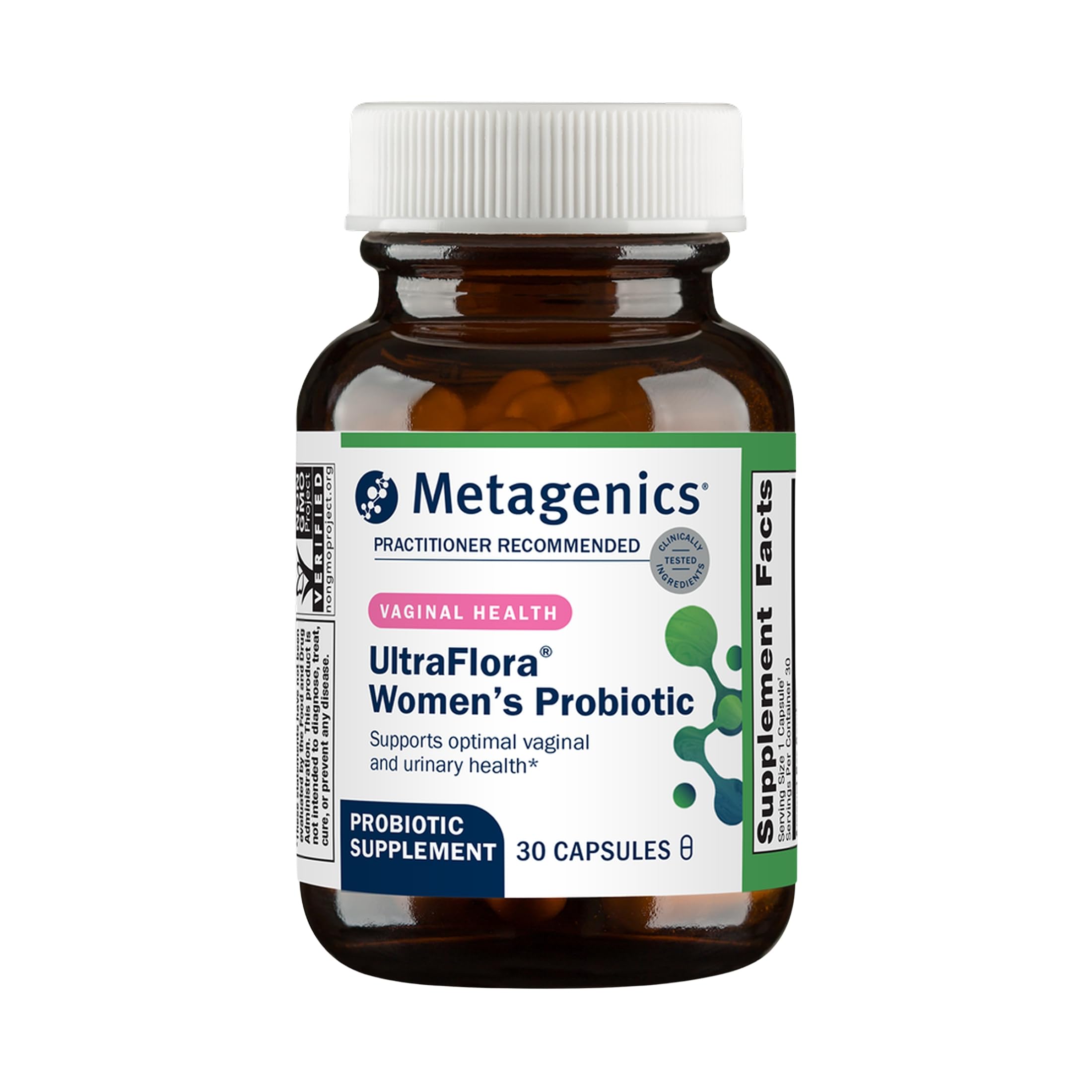 Metagenics Probiótico para Mulheres com Lactobacillus rhamnosus GR-1 e Lactobacillus reuteri RC-14, 30 cápsulas