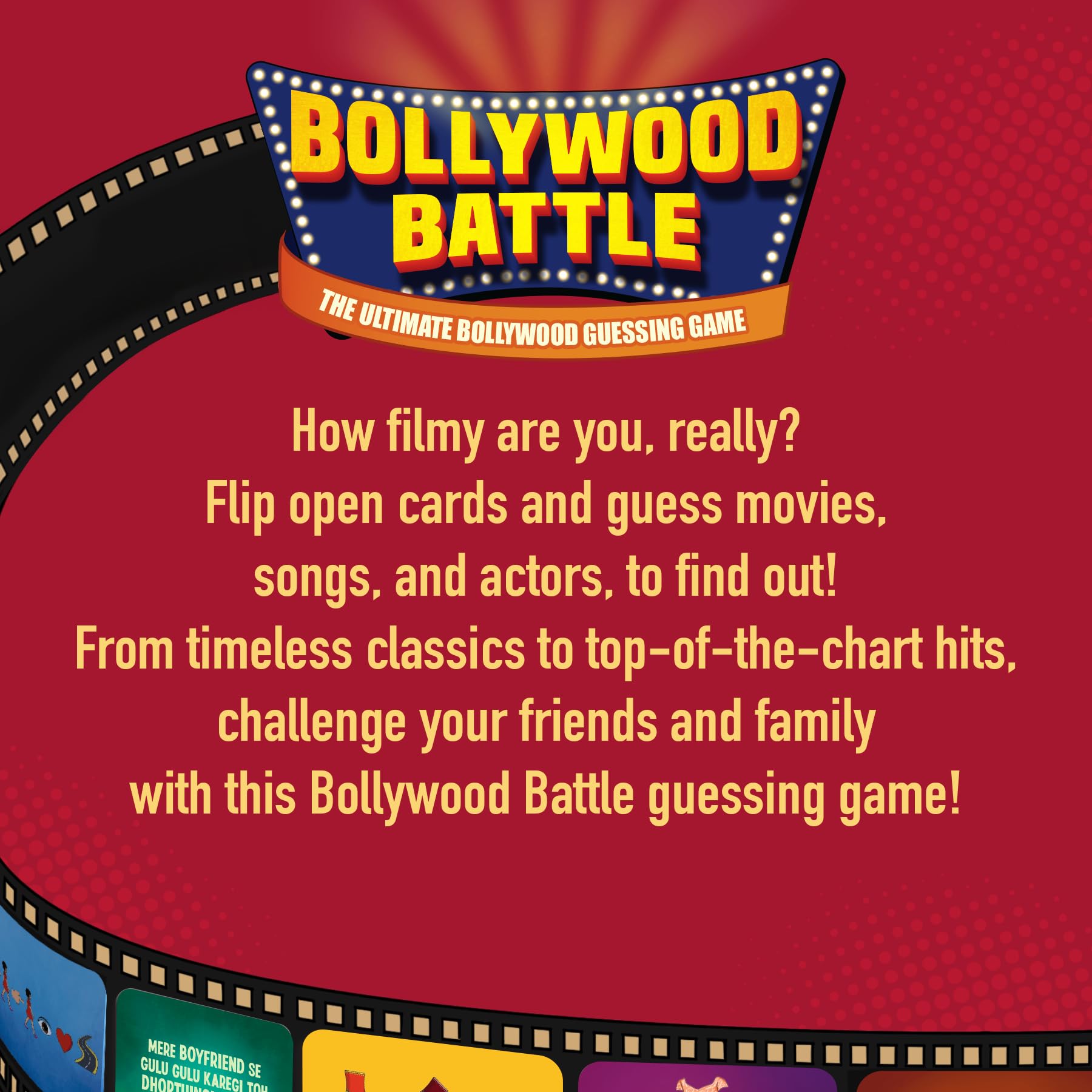 Bollywood Battle Card Game - Trivia & Guessing Fun -8