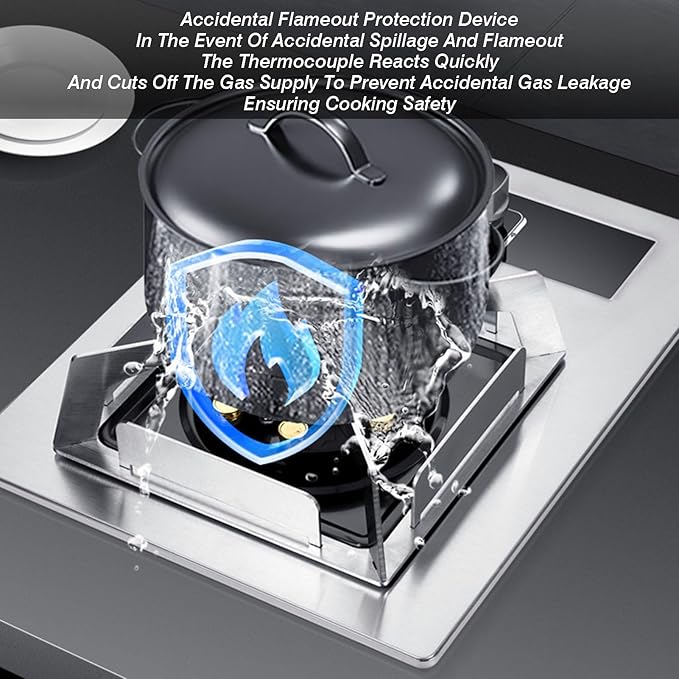 Estufa de Gas 1 Quemador 5.2KW Portátil con Temporizador y Protección miniatura 4