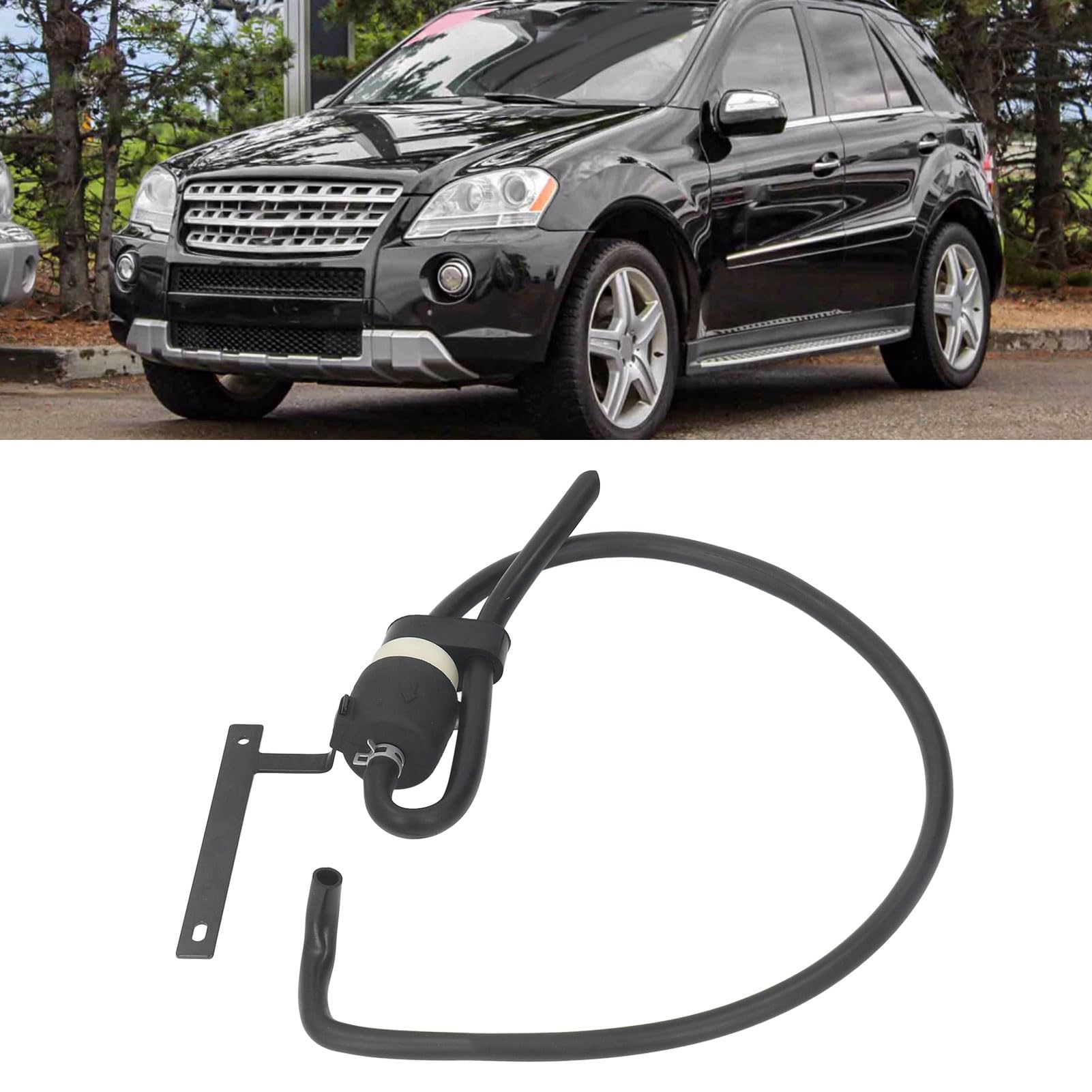 Filtro de Compresor de Aire de Suspensión, Repuesto 1643200169 con Control de Nivel de Manguera para GL350 GL450 GL550 ML350 ML550 ML63 AMG