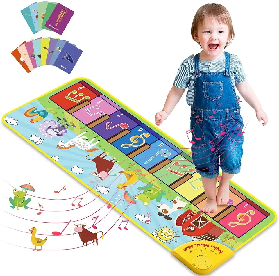 Joyjoz Baby Musical Mats with 25 Music Sounds,...