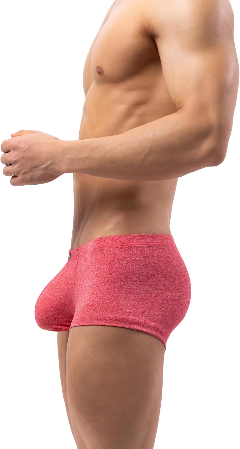 Mens Cotton Stretch Trunks Underwear Soft Performance Breathable Modal Microfiber Boxer Briefs - Image 5