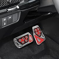 Vista 1 de 2 almohadillas para pedal de automóvil, kits de placa de descanso de pedales, almohadillas antideslizantes para pedal de automóvil, acelerador