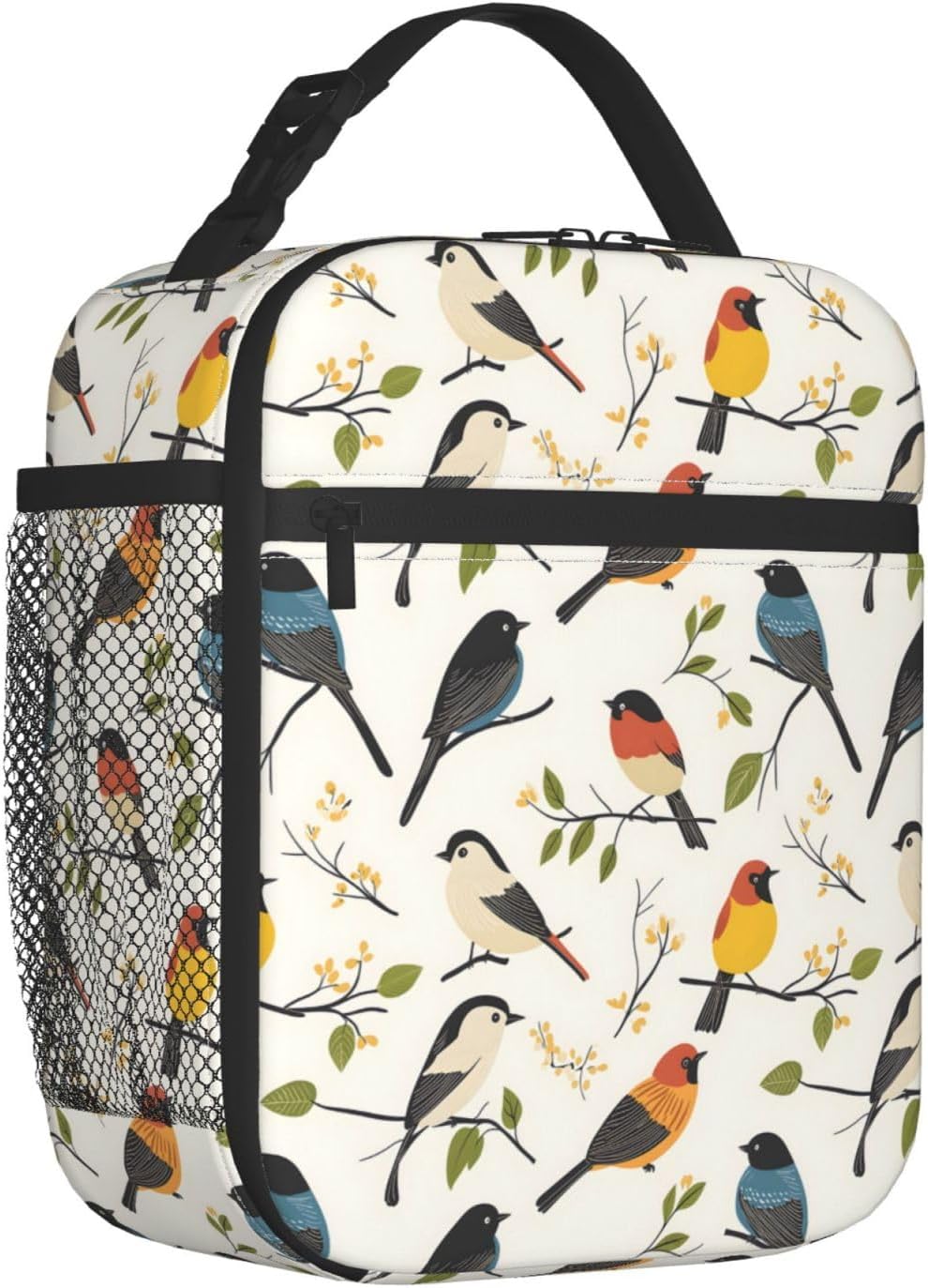 Insulated Lunch Box for Kids Boys Girls, Reusable Lunch Bag for School, Office, Picnic, Work, Travel, Birds Theme Lunch Box - Image 2