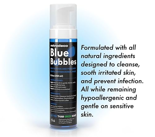 Miniatura 4 de RetroDeco Jabón (burbujas espumosas de 8.5 onzas, azul)