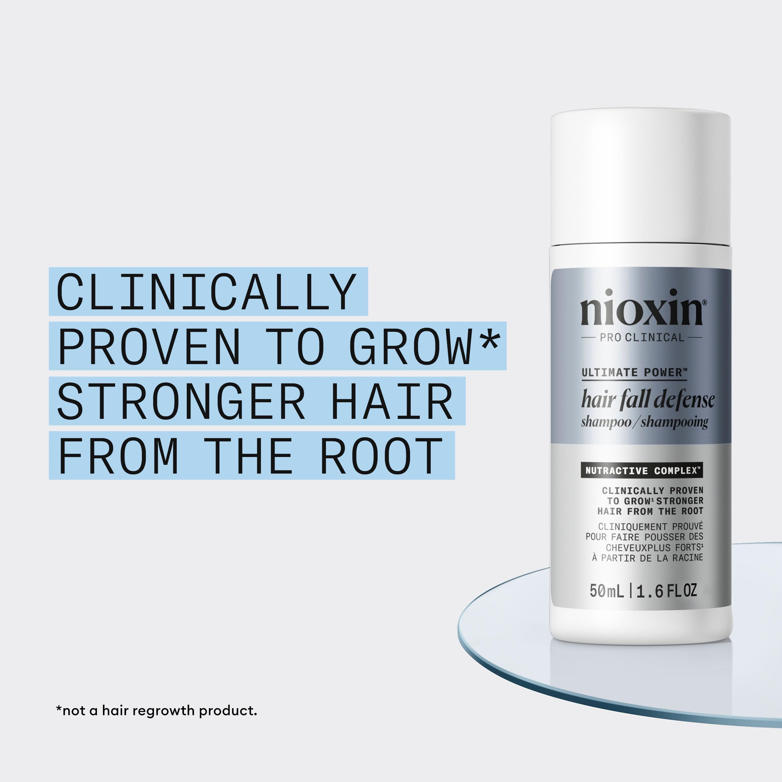 Nioxin Hair Fall Defense Shampoo | Activates Hair Follicles for Visibly Less Hair Loss| With Lauric Acid, Caffeine, Niacinamide and Sandalore