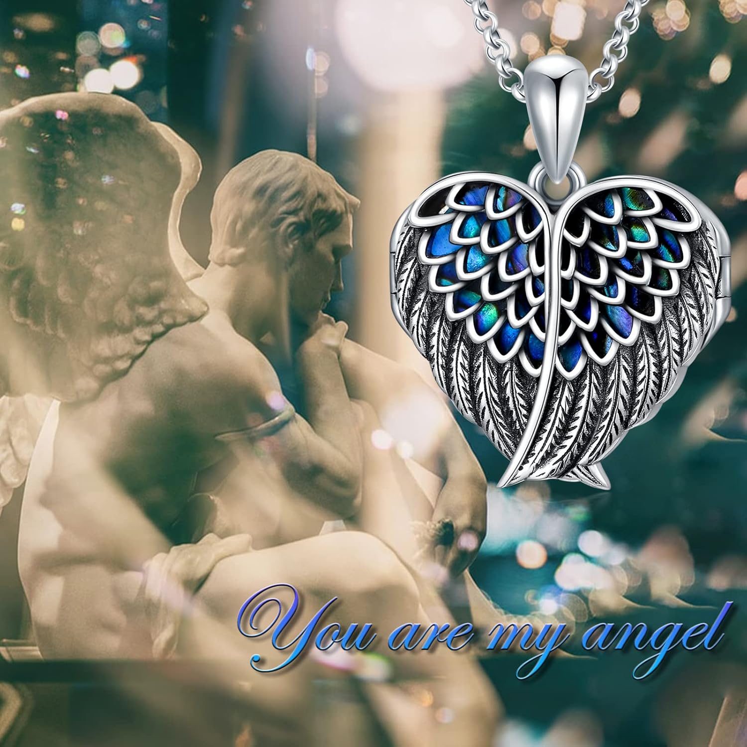 SOULMEET Personalized Photo Urn Necklace for Ashes, Sterling Silver Ashes Locket Necklace That Holds Pictures, Memorial Keepsake Cameo Cremation Jewelry for Women Men - Image 6