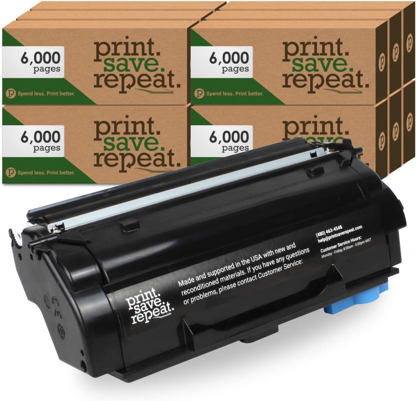 Print.Save.Repeat. Lexmark B341X00 Extra High Yield Remanufactured Toner Cartridge for B3442, MB3442 Laser Printer [6,000 Pages]