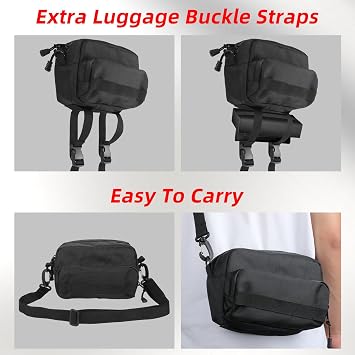 Universal Motorcycle Handlebar Bag, Bike Handlebar Bag, Fit for Motorbike Dirt Bike Bicycle Snowmobile Quad ATV