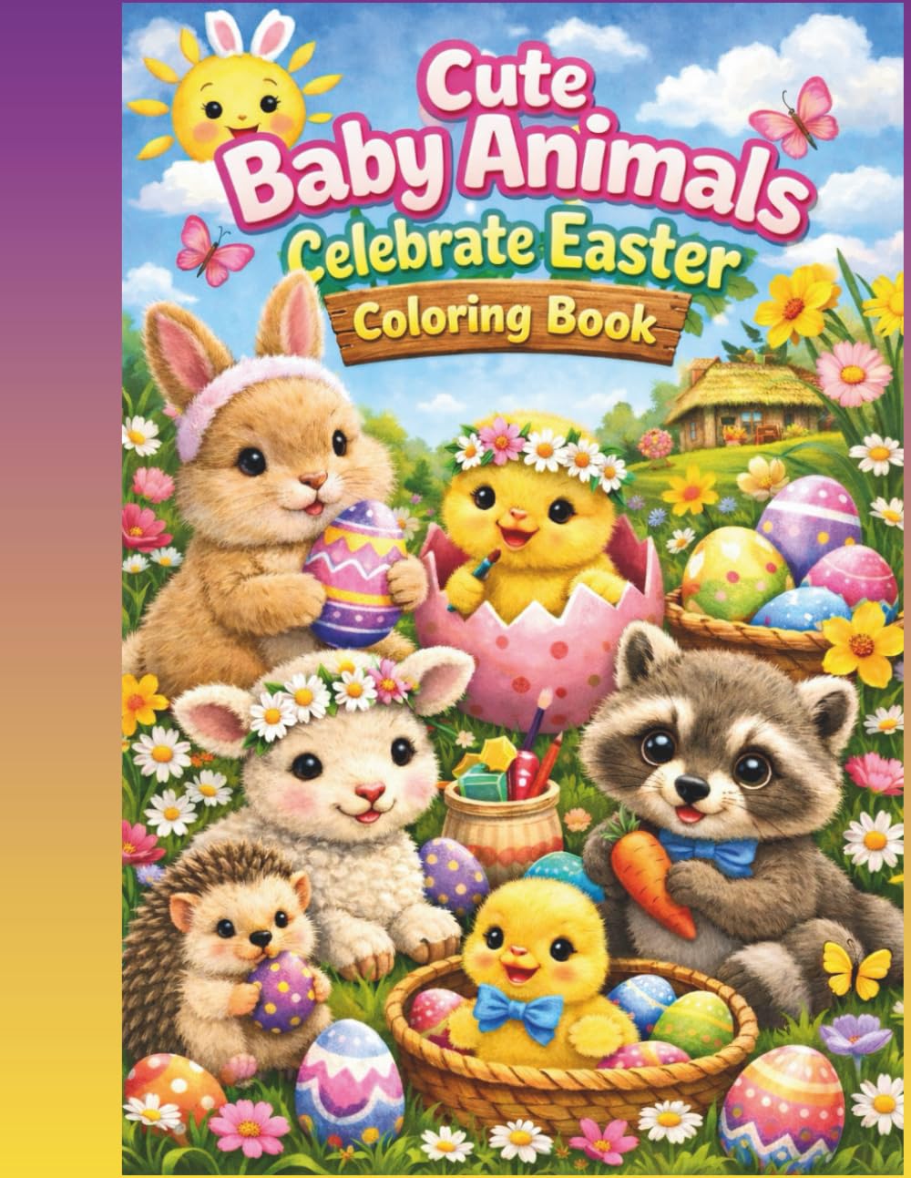 The Cutest Easter Coloring Book Ever: Baby Bunnies, Chicks & Sweet Spring Animals for Kids: Easter Coloring Book for Kids – Cute Baby Animals: Bunnies, Chicks & Lambs | Fun Easter Activity Book