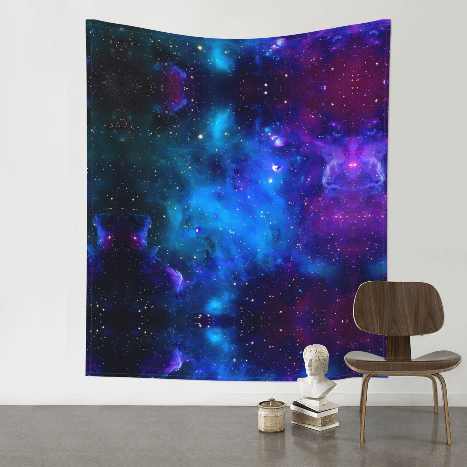 WHJSSF Galaxy Prints 60x51in Wall Tapestry Bohemian Throw Blanket Dorm Decor Beach Picnic Cover