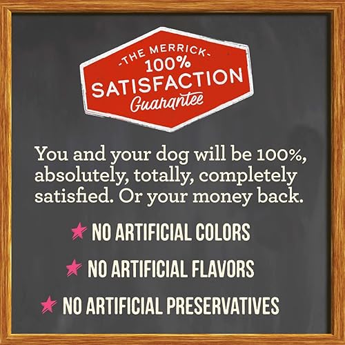 Miniatura 7 de Merrick Lil Plates - Golosinas naturales para perros de raza pequeña sin granos bolsa de 5 onzas