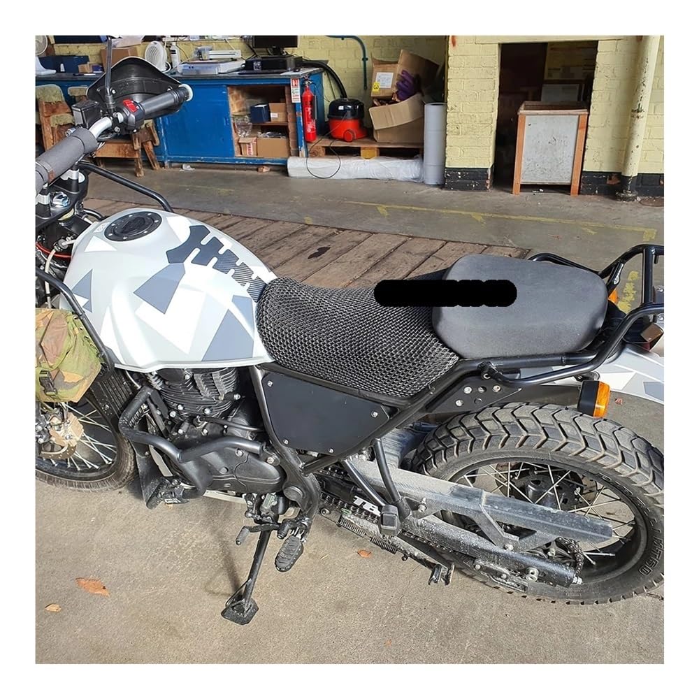Coprisella per moto sportiva Accessori Himalayan 411 per Himalayan-411 2016-2022 Coprisedile per moto per cuscino per a nido d'ape in rete