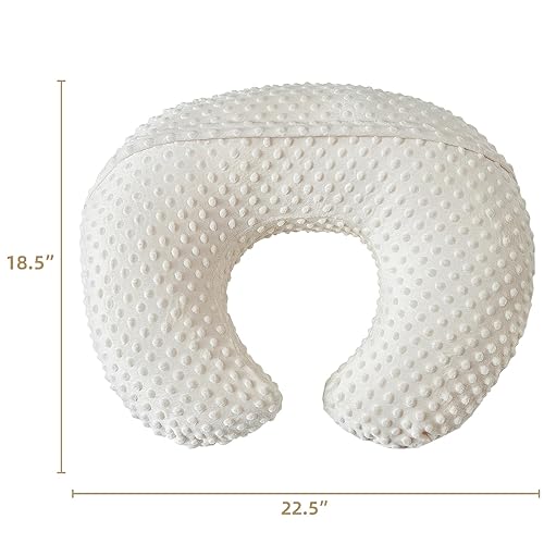 Miniatura 6 de ESEN Almohada de lactancia y posicionador corporal para lactancia materna y alimentación con biberón, almohadas ultrasuaves para lactancia materna