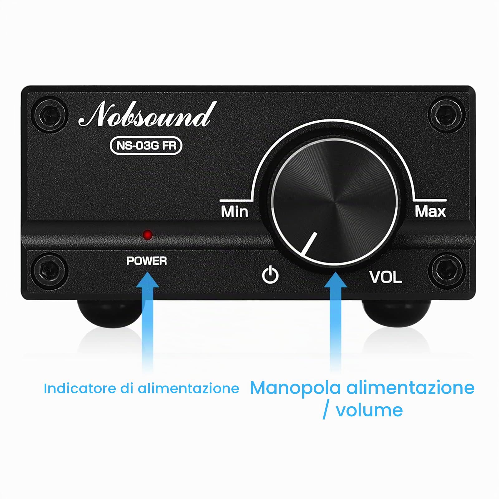 Mini amplificatore audio di potenza digitale con canale mono a frequenza intera 100 W Nobsound