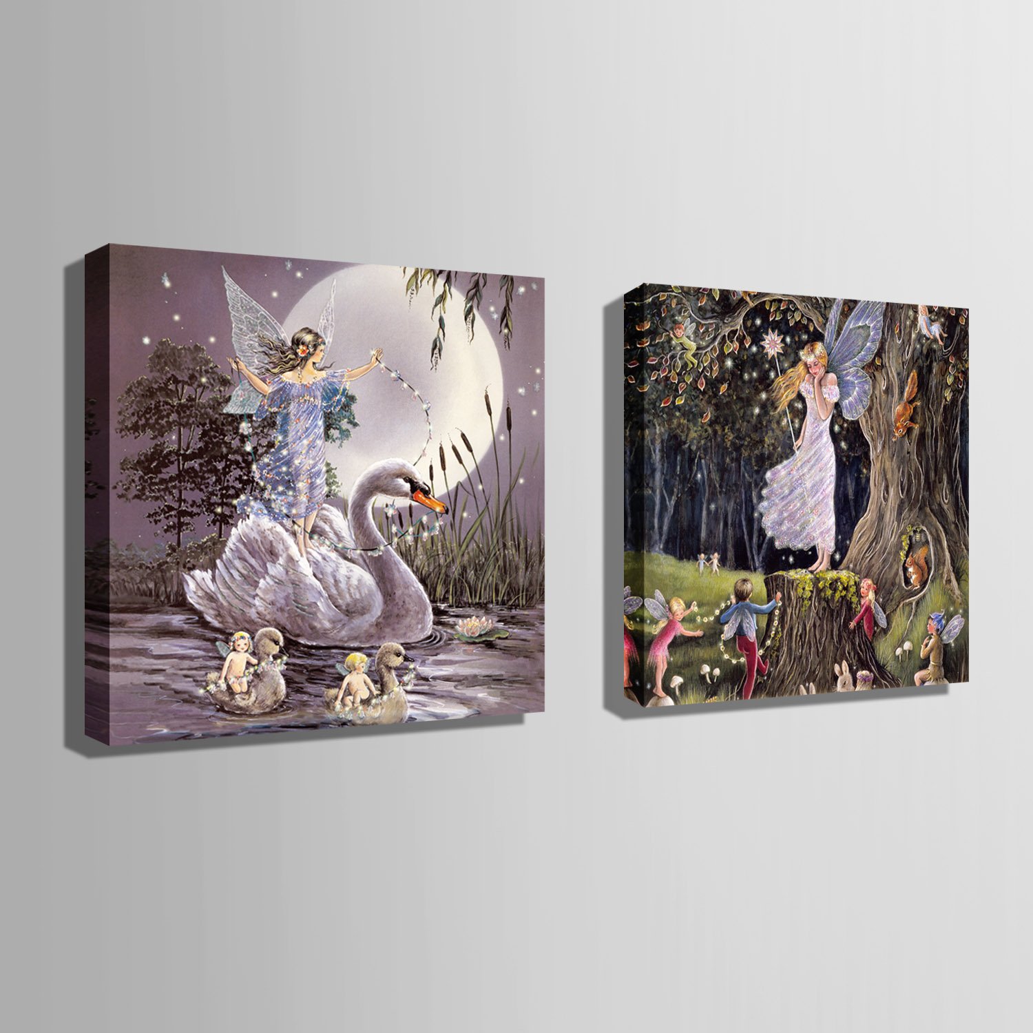 Amazon.co.jp: LED絵（花の子ルンルン）リビングルーム装飾絵画