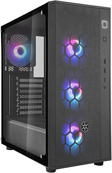 Silverstone FARA R1 PRO, Tempered Glass, mid Tower ATX Chassis with ARGB, SST-FAR1B-PRO