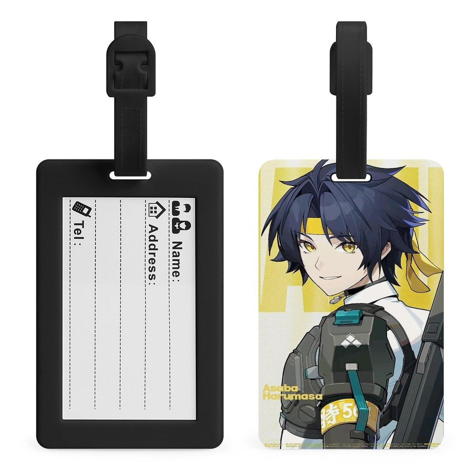 Amazon.co.jp: 荷物タグ ゼンレスゾーンゼロ 浅羽悠真 ラゲッジタグ