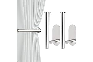 Effortless Curtain Management: Non-Drilling Adhesive Curtain Holders