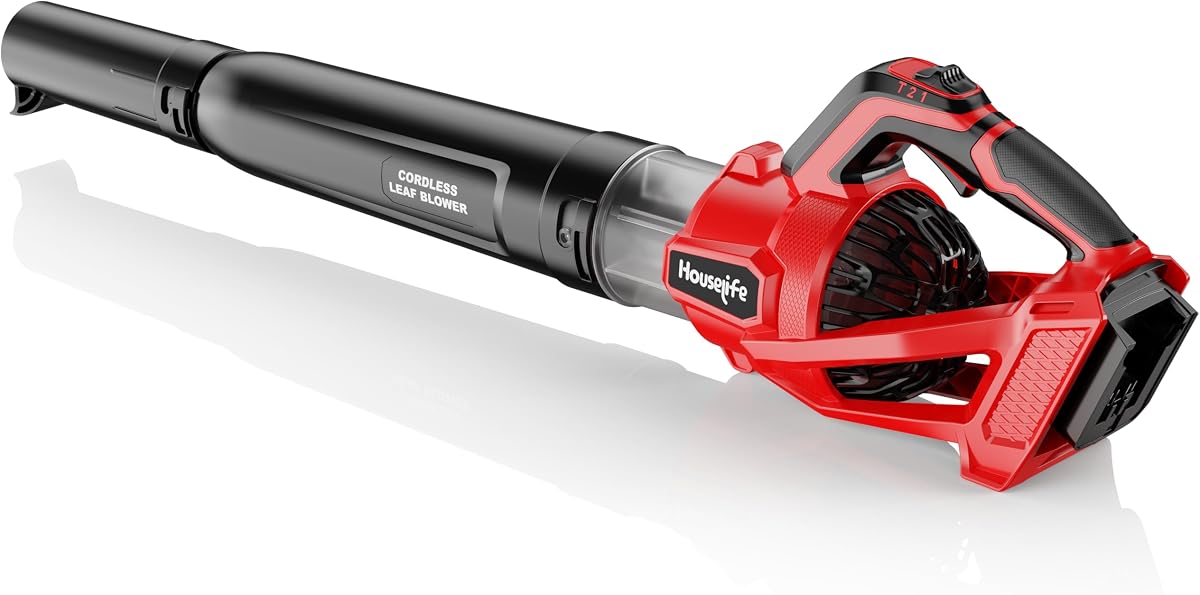 600 CFM Cordless Leaf Blower Compatible with Milwaukee 18V M18 Battery | Tool Only, 150 MPH, 3 Speeds, Lightweight 3.3 lbs, Handheld Blowers for Lawn Care, Yard Debris, Winter Snow