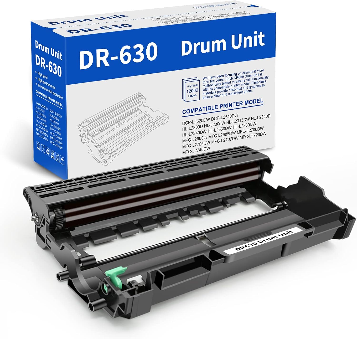 Compatible DR630 Drum Unit Replacement for Brother DR630