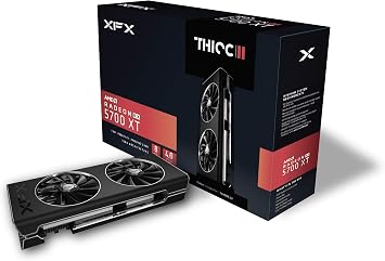 XFX RX 5700 Xt Thicc II 8GB GDDR6 1905MHz 3xDP HDMI PCI Express 4.0 Graphics Card Rx-57XT8DFD6