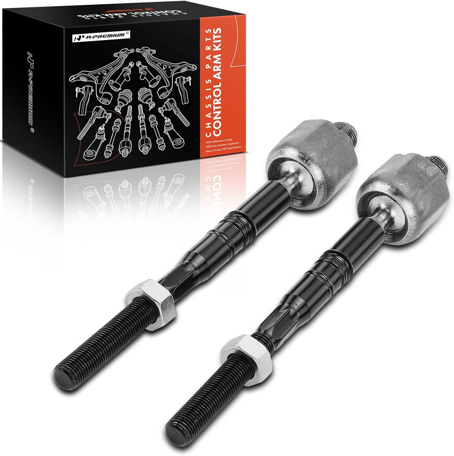 A-Premium 2 x Front Inner Tie Rod Ends, Compatible with BMW E53 X5 2000 2001 2002 2003