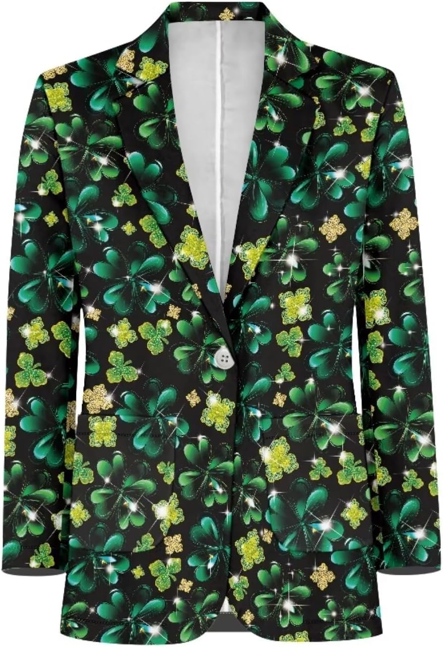 Belidome Womens Blazer Casual Work Suit Jacket with Long Sleeve Pockets Lightweight Comfy Size 2XS-3XL